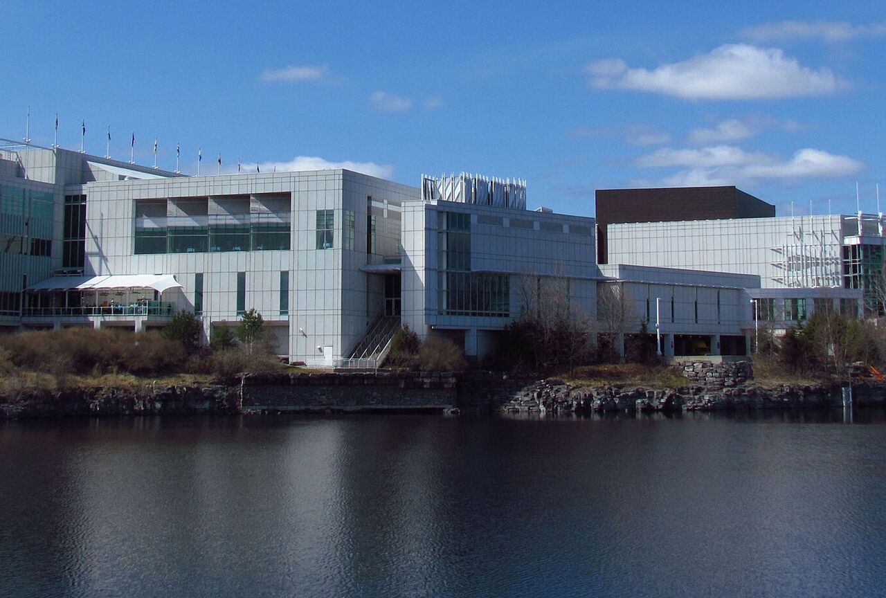 The Lac-Leamy complex seen across the lake